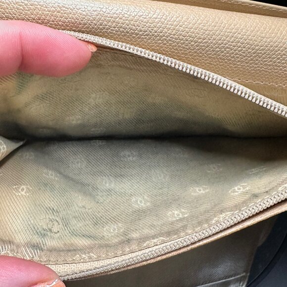 Chanel Calf Leather Long Flap Wallet - EUC - Picture 12 of 13
